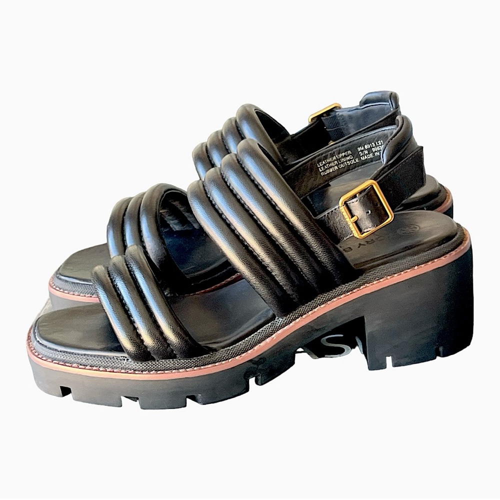 Tory Burch Women’s Lug Sole Heeled Sandal Size 9